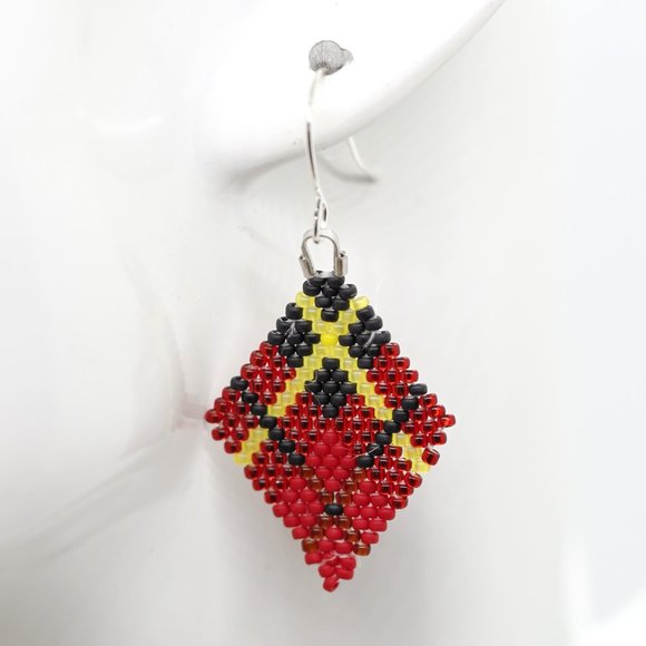 Wallace Plaid Earrings - Picture 2 of 5